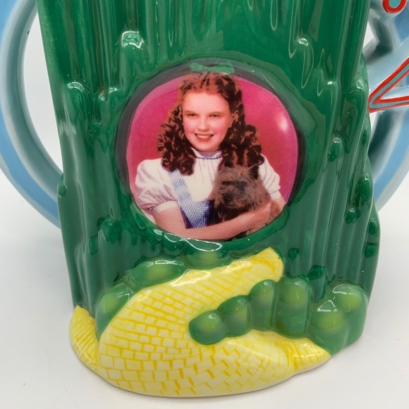 VTG Wizard of Oz Emerald City Yellow Brick Road Dorothy & Toto Ceramic Teapot - Picture 5 of 16